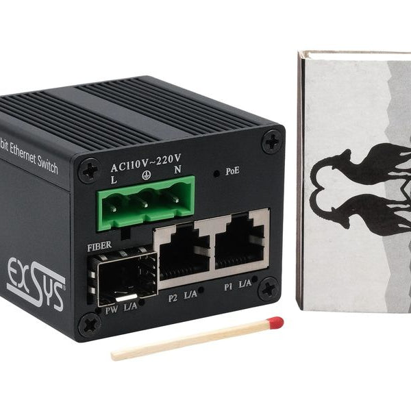 Exsys PoE+ Switch EX-62010POE-SFP 10 Port