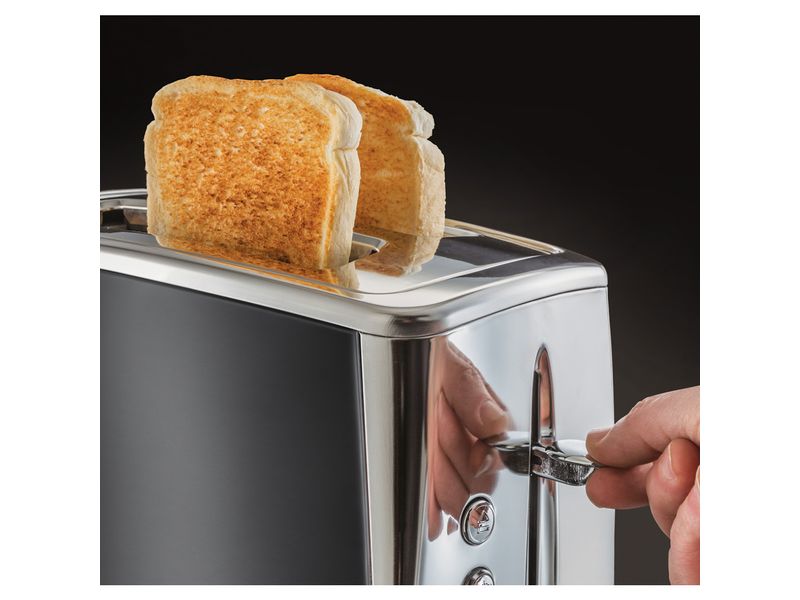 Russell Hobbs Toaster Luna Moonlight Grey