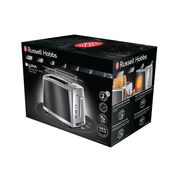 Russell Hobbs Toaster Luna Moonlight Grey