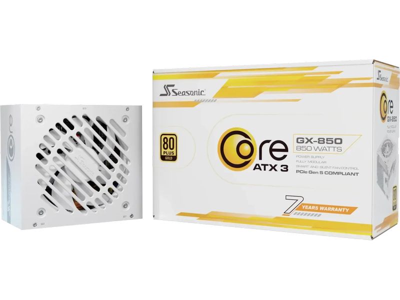 Seasonic Netzteil CORE GX Weiss ATX 3.1 850 W