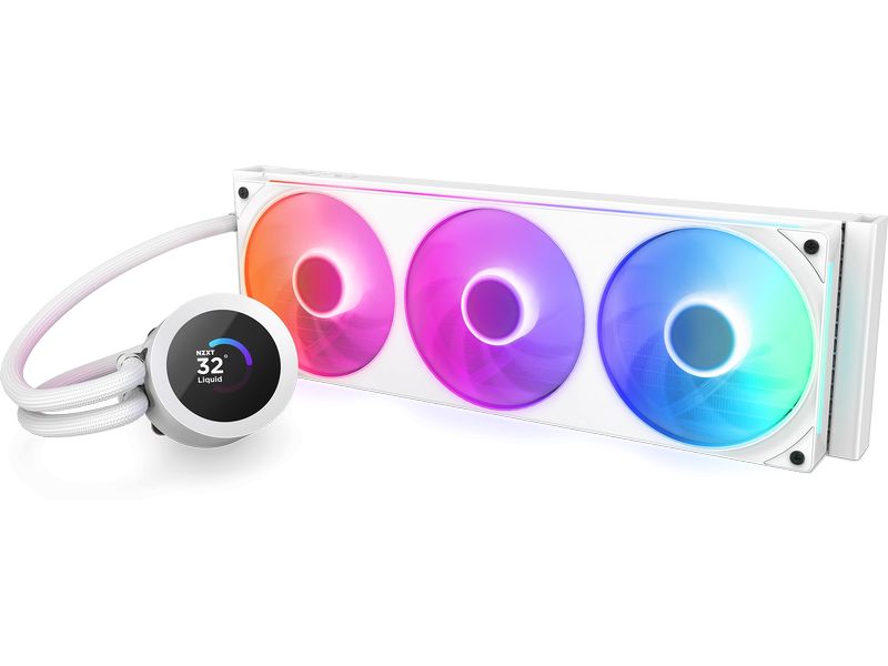 NZXT Wasserkühlung Kraken Plus 360 RGB Weiss