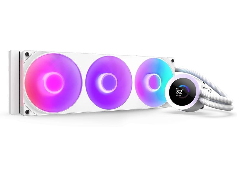 NZXT Wasserkühlung Kraken Plus 360 RGB Weiss