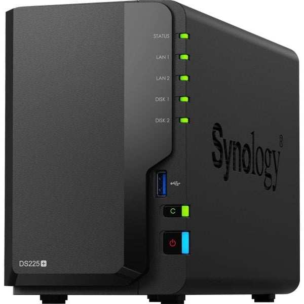 Synology NAS DiskStation DS225+ 2-bay HDD 24 TB