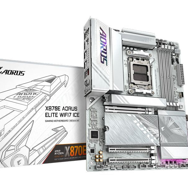Gigabyte Mainboard X870E AORUS ELITE WIFI7 ICE