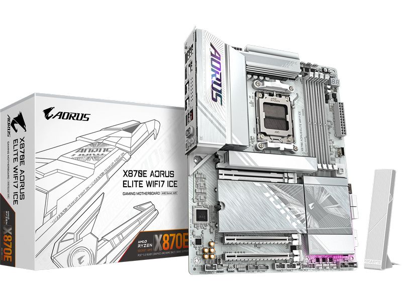 Gigabyte Mainboard X870E AORUS ELITE WIFI7 ICE