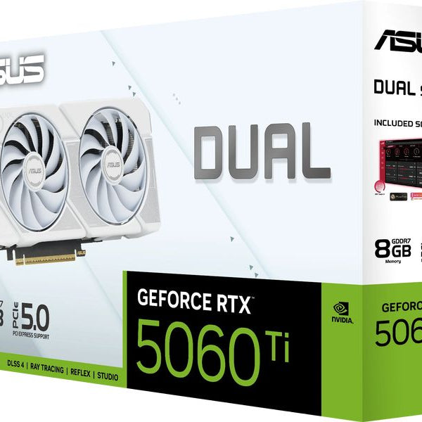 ASUS Grafikkarte Dual RTX 5060 Ti 8 GB Weiss