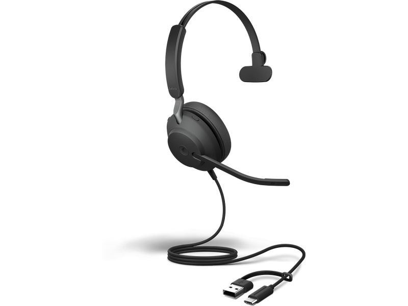 Jabra Headset Evolve2 40 SE Mono MS USB C/A
