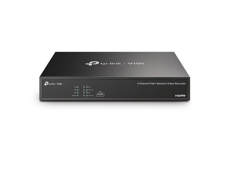 TP-Link Netzwerkrekorder VIGI NVR1004H-4P 2 TB, 4 Kanal