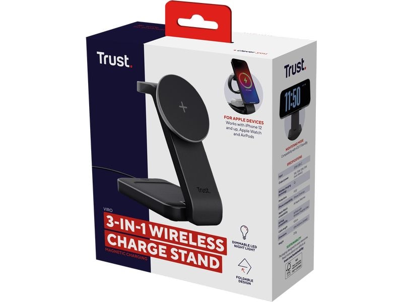 Trust Wireless Charger Viro 3-in-1
