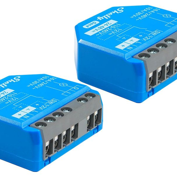 Shelly WLAN-Schaltaktor 1 Gen 4 x 2 Blau