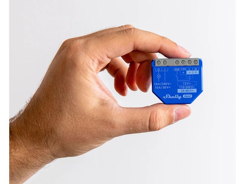 Shelly WLAN-Schaltaktor 1 Gen 4 x 2 Blau
