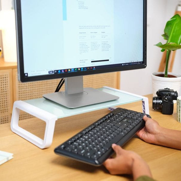 Trust Tischhalterung Monta bis 10 kg – Weiss