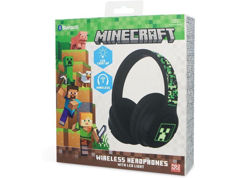 OTL Minecraft LED light up kabellose Kopfhörer