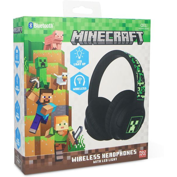 OTL Minecraft LED light up kabellose Kopfhörer