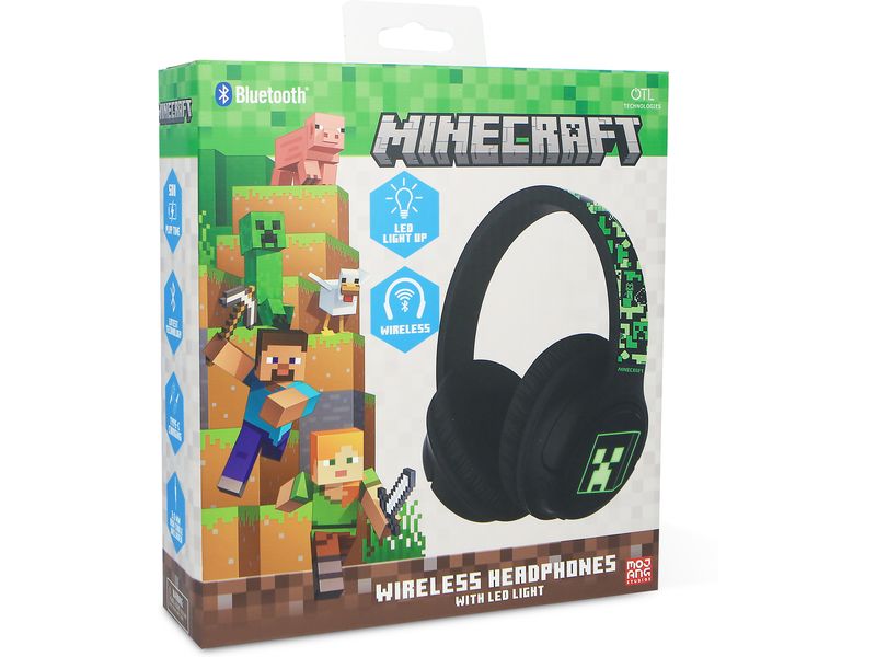 OTL Minecraft LED light up kabellose Kopfhörer
