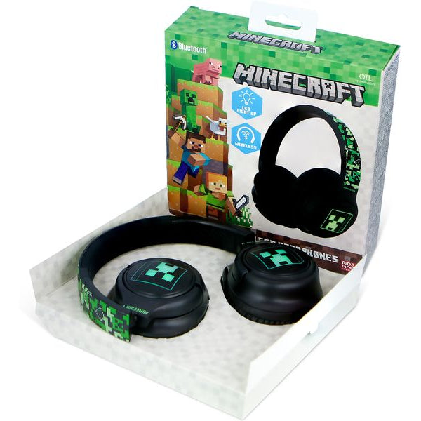 OTL Minecraft LED light up kabellose Kopfhörer