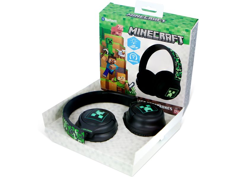 OTL Minecraft LED light up kabellose Kopfhörer