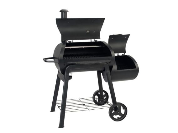 Landmann Holzkohlegrill Smoker Vinson 200 - Schwarz