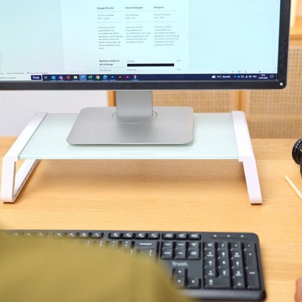 Trust Tischhalterung Monta bis 10 kg – Weiss