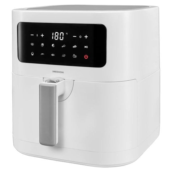 Medion Heissluft-Fritteuse MD 11740 5.2 l, Weiss