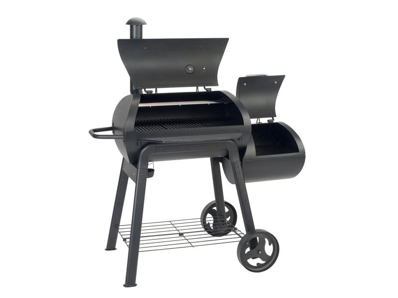 Landmann Holzkohlegrill Smoker Vinson 200 - Schwarz