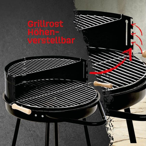 Landmann Holzkohlegrill - 66.5 cm - Schwarz