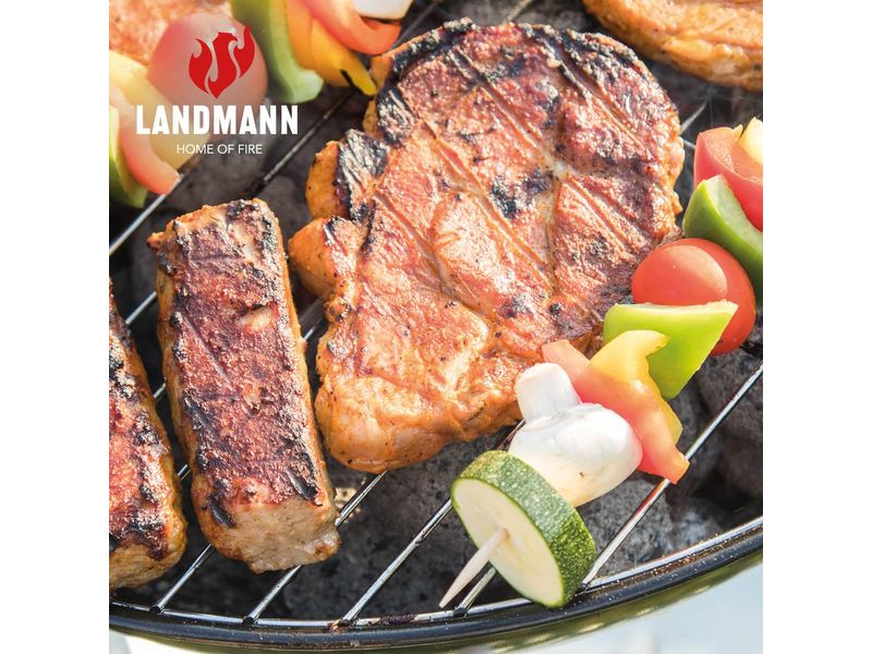 Landmann Holzkohlegrill - 66.5 cm - Schwarz