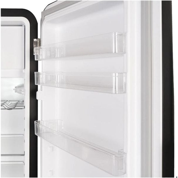 Kibernetik Retro Kühlschrank KSG260 Rechts, Schwarz