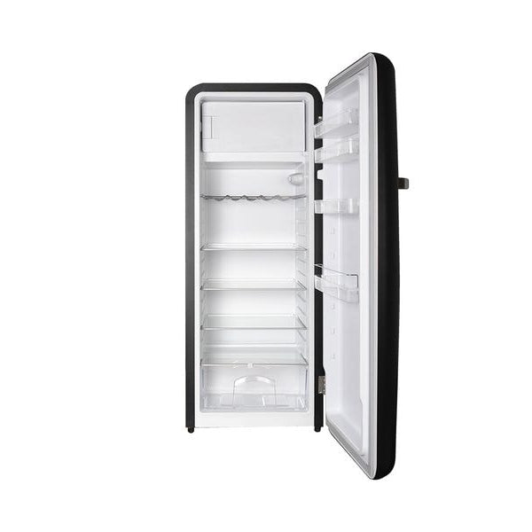 Kibernetik Retro Kühlschrank KSG260 Rechts, Schwarz