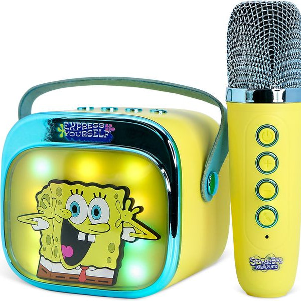OTL Spongebob LED Wireless Karaoke Lautsprecher und Mikrofon