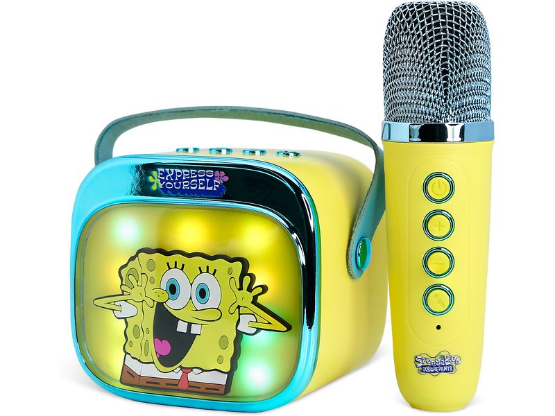 OTL Spongebob LED Wireless Karaoke Lautsprecher und Mikrofon