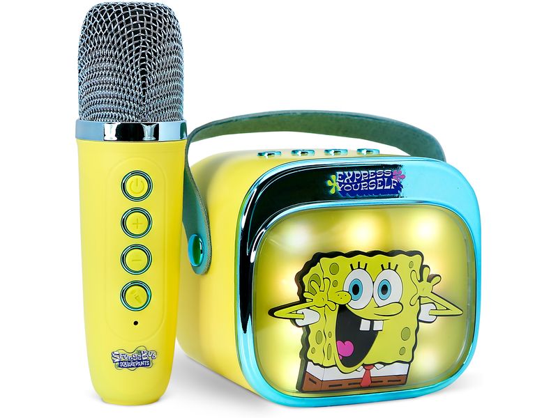 OTL Spongebob LED Wireless Karaoke Lautsprecher und Mikrofon