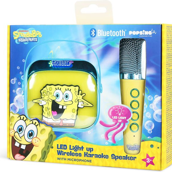 OTL Spongebob LED Wireless Karaoke Lautsprecher und Mikrofon