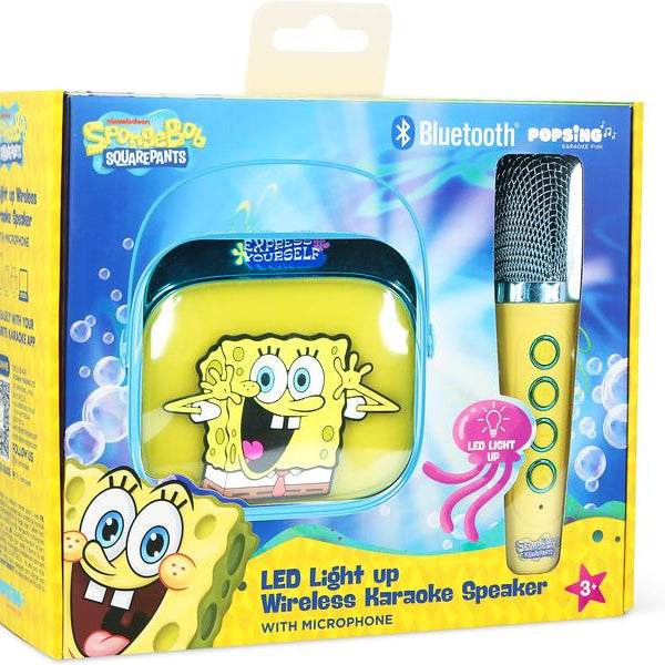 OTL Spongebob LED Wireless Karaoke Lautsprecher und Mikrofon