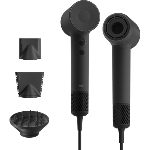 Laifen Haartrockner SE 2, 3 Aufsätze & Magnetanschluss, Schwarz