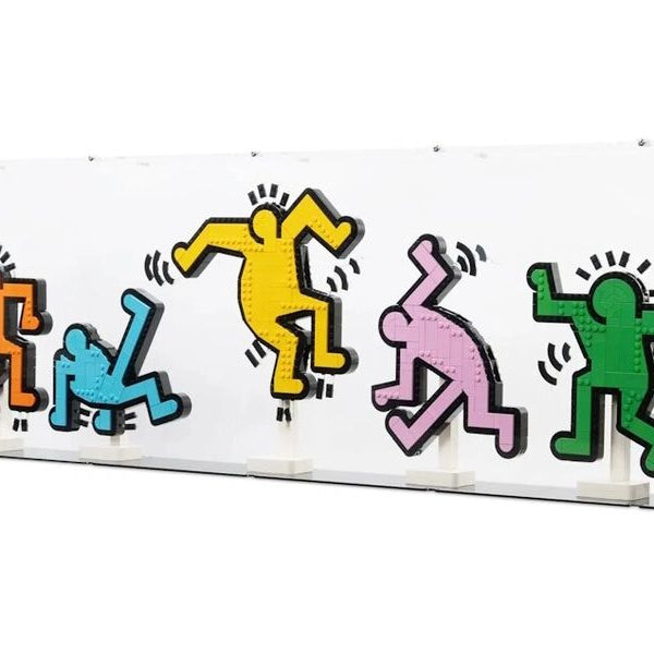 iDisplayit Acryl-Display für Keith Haring Tanzende Figuren 31216