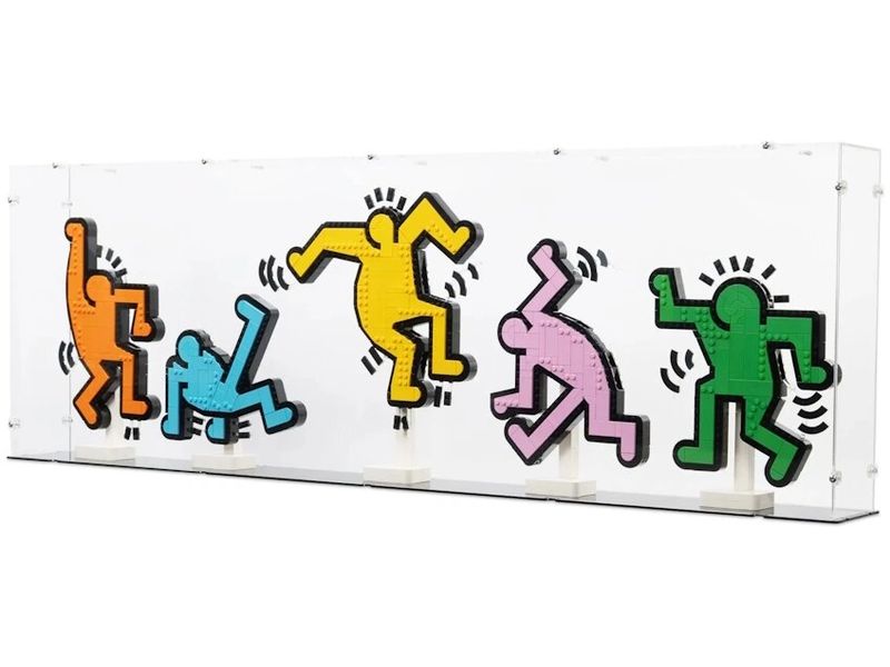iDisplayit Acryl-Display für Keith Haring Tanzende Figuren 31216