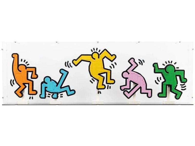 iDisplayit Acryl-Display für Keith Haring Tanzende Figuren 31216