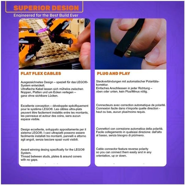 Light My Bricks LED-Licht-Set für LEGO® Winkelgasse 75978