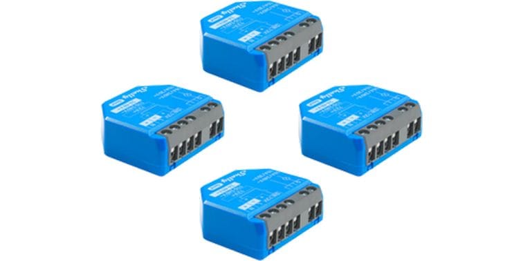 Shelly WLAN-Schaltaktor 1 Gen 4 x 4 Blau