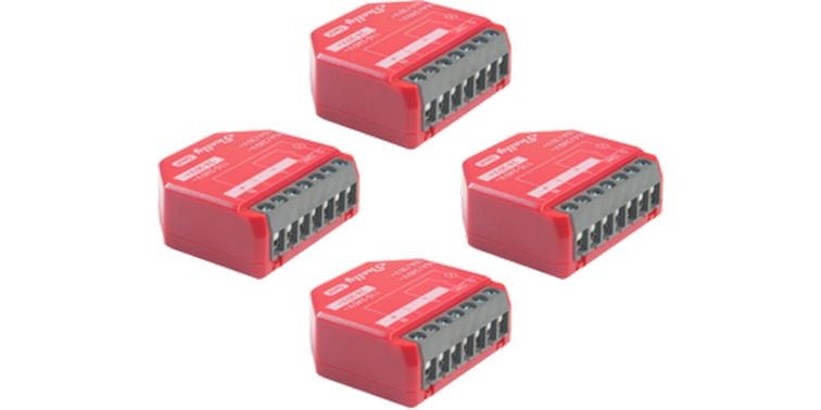 Shelly WLAN-Schaltaktor 1PM Gen 4 x 4 Rot