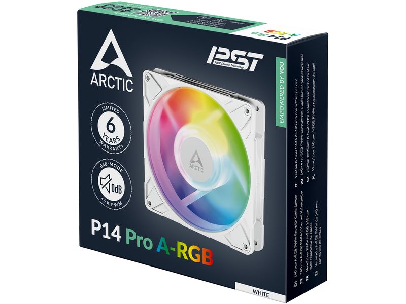 Arctic Cooling PC-Lüfter P14 Pro A-RGB Weiss