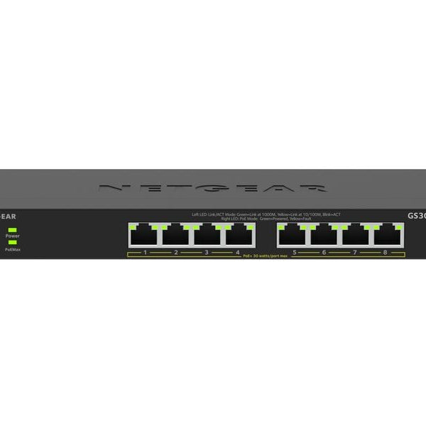 Netgear PoE+ Switch GS308LP 8 Port