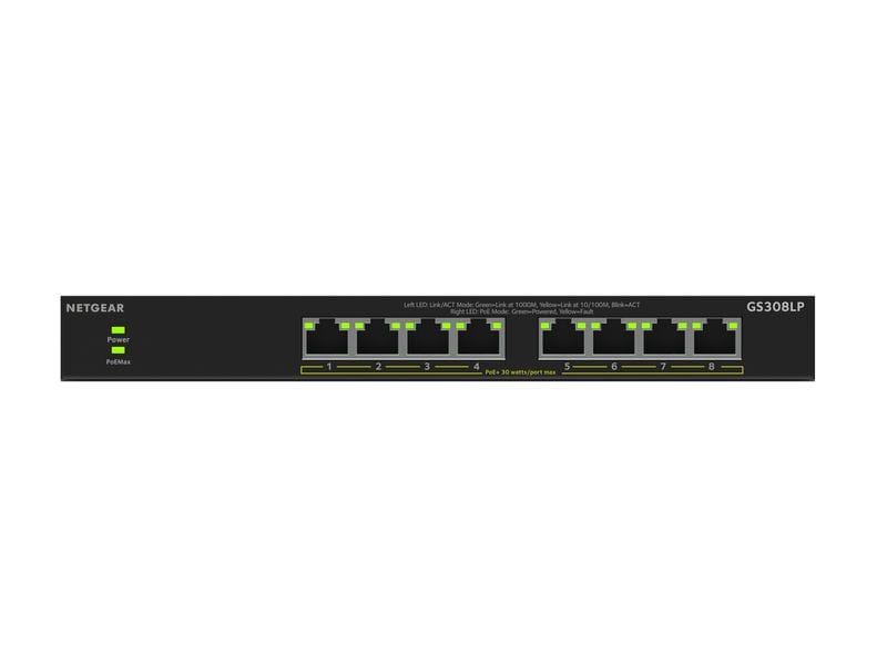 Netgear PoE+ Switch GS308LP 8 Port
