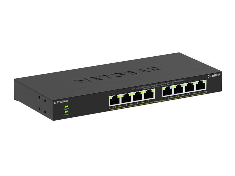 Netgear PoE+ Switch GS308LP 8 Port