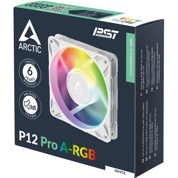 Arctic Cooling PC-Lüfter P12 Pro A-RGB Weiss