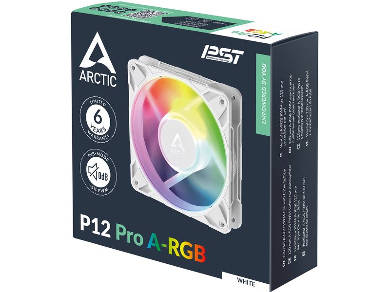 Arctic Cooling PC-Lüfter P12 Pro A-RGB Weiss