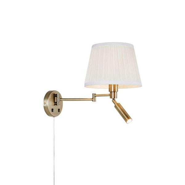 Markslöjd Pivot Wandleuchte Beige/Kupfer