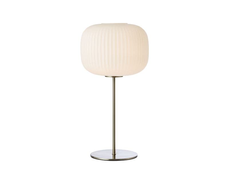 Markslöjd Sober Tischleuchte Weiss/Nickel