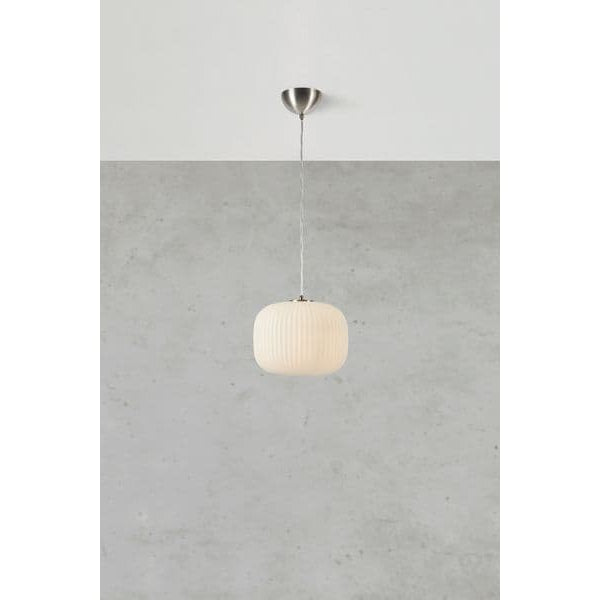 Markslöjd Sober Pendelleuchte Weiss/Nickel